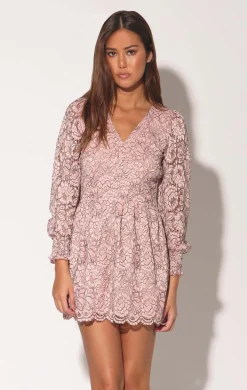Walter Baker Adaline Dress, Windsor Lace Blush^Women Dresses