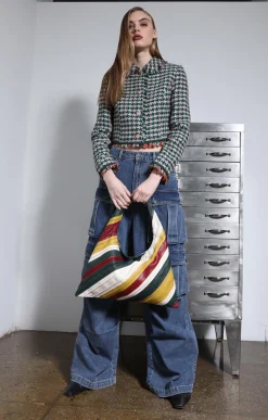 Walter Baker Alfie Jacket, Teal Tweed^Women Jackets