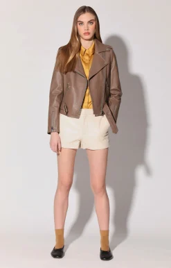 Walter Baker Allison Jacket, Cedar - Leather^Women Leather | Jackets