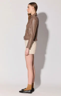 Walter Baker Allison Jacket, Cedar - Leather^Women Leather | Jackets