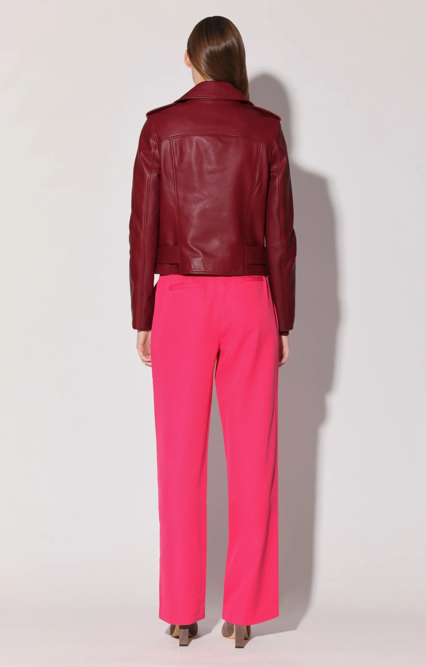 Walter Baker Allison Jacket, Garnet - Leather^Women Leather | Jackets