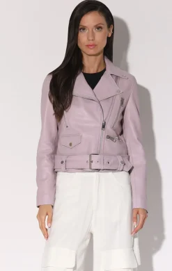 Walter Baker Allison Jacket, Lavender - Leather^Women Leather | Jackets