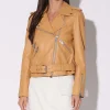 Walter Baker Allison Jacket, Macaroon - Leather^Women Jackets | Leather