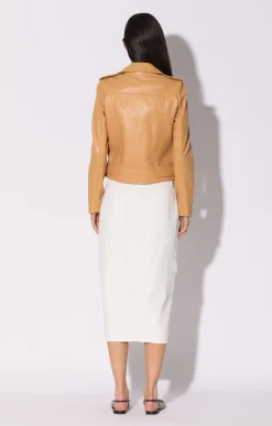 Walter Baker Allison Jacket, Macaroon - Leather^Women Jackets | Leather