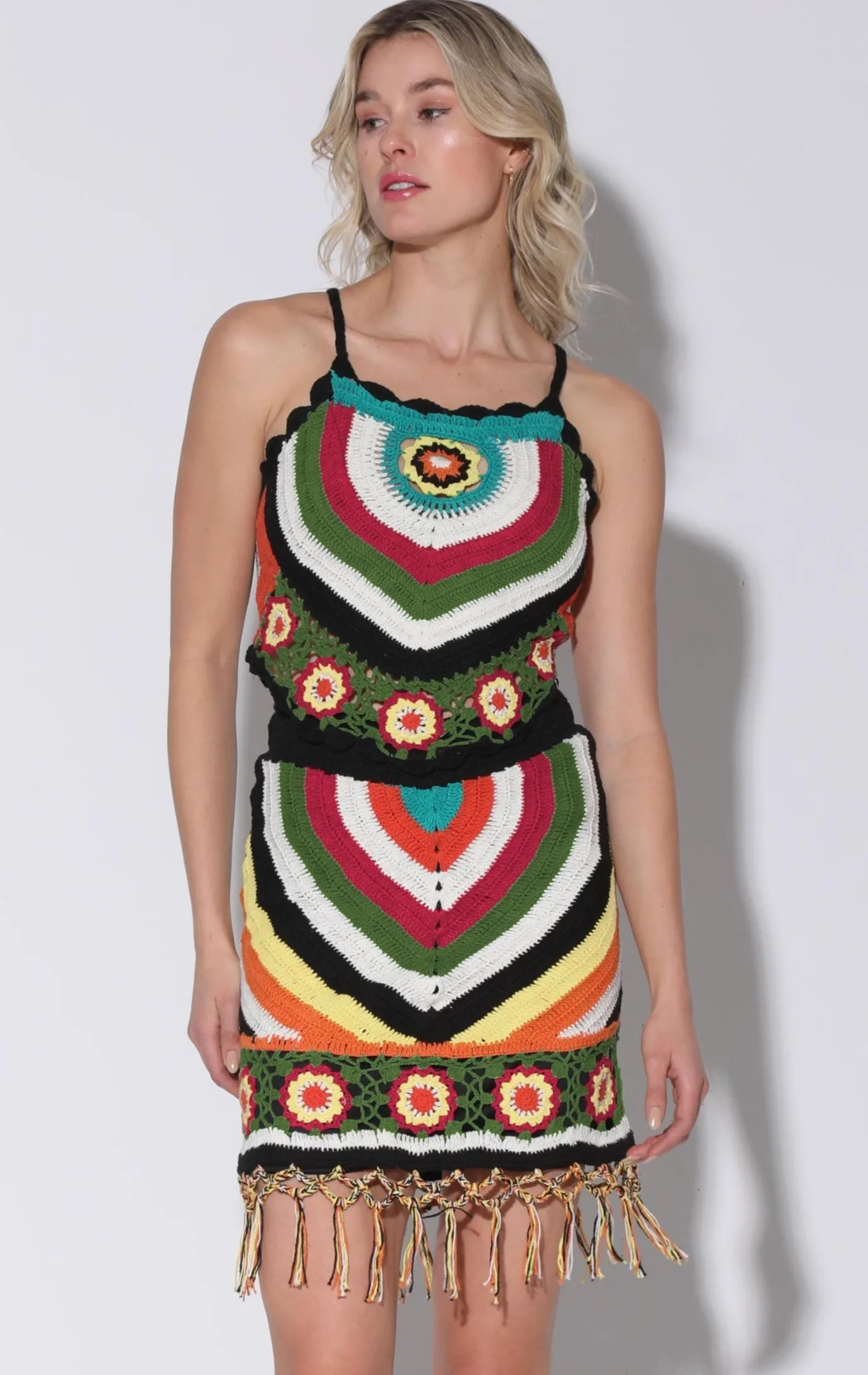 Walter Baker Andi Top, Rainbow Sun Crochet^Women Tops