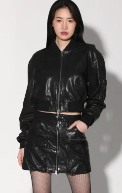 Walter Baker Andrea Jacket, Black - Leather^Women Leather | Jackets