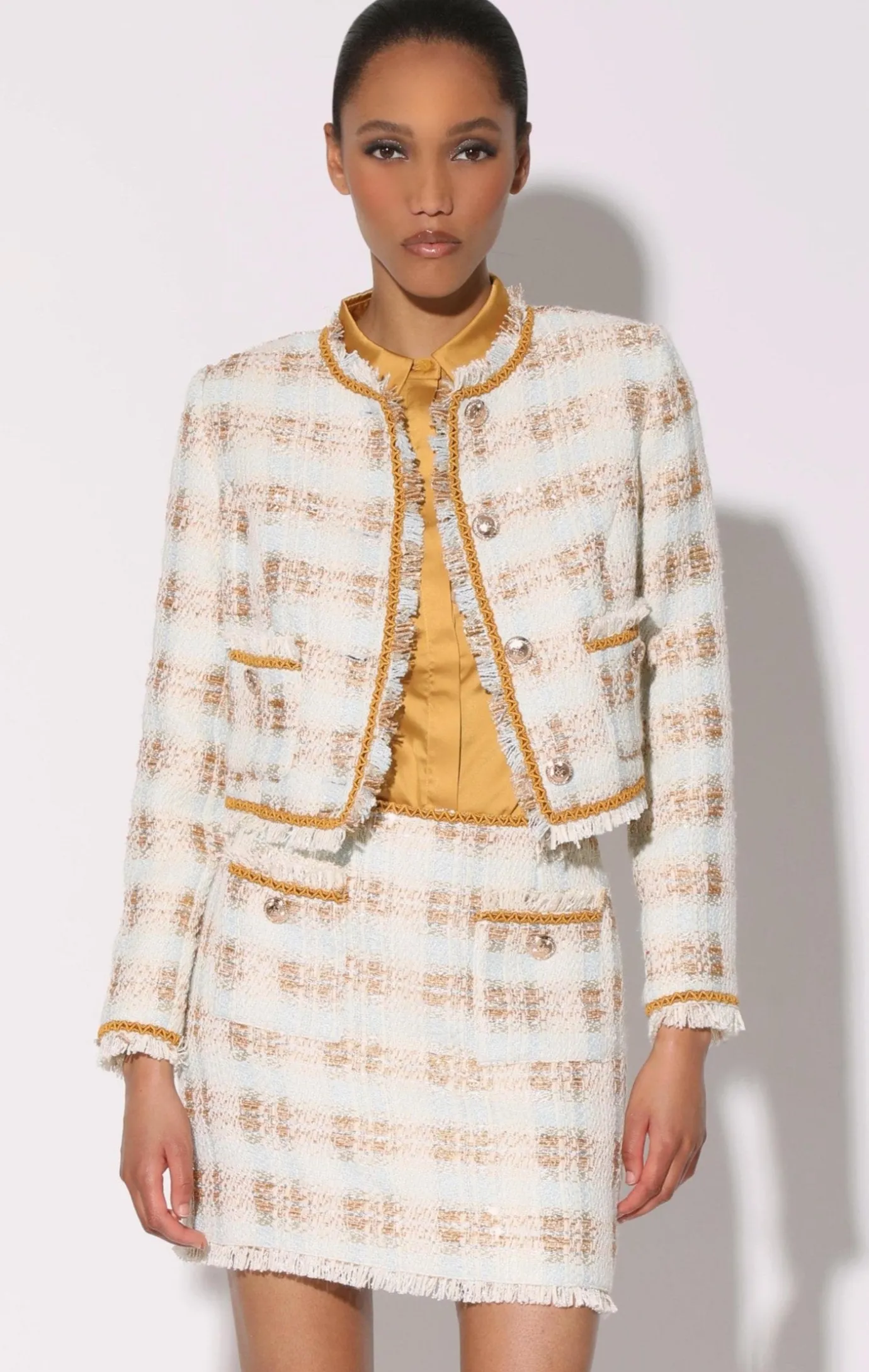 Walter Baker Annabell Jacket, Enchanted Tweed^Women Jackets