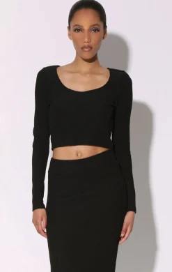 Walter Baker Arlene Top, Black^Women Tops