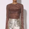 Walter Baker Barra Top, City Sequin Mink^Women Tops