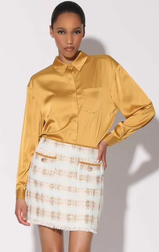 Walter Baker Bella Top, Goldenrod^Women Tops