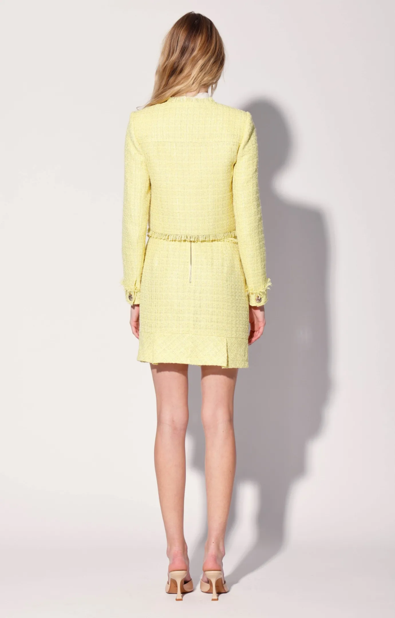 Walter Baker Bennet Jacket, Lemon Tweed^Women Jackets