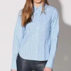 Walter Baker Brandy Top, Lt Blue Black^Women Tops