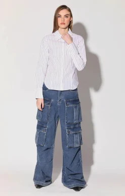 Walter Baker Brandy Top, White Black^Women Tops