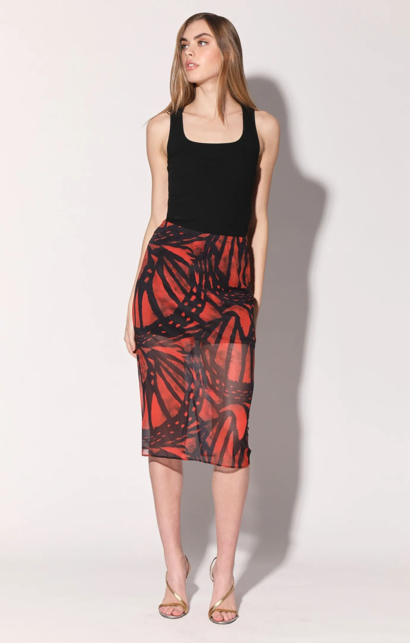 Walter Baker Bronsin Skirt, Sienna Shadow^Women Bottoms