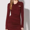 Walter Baker Calista Dress, Burgundy^Women Dresses
