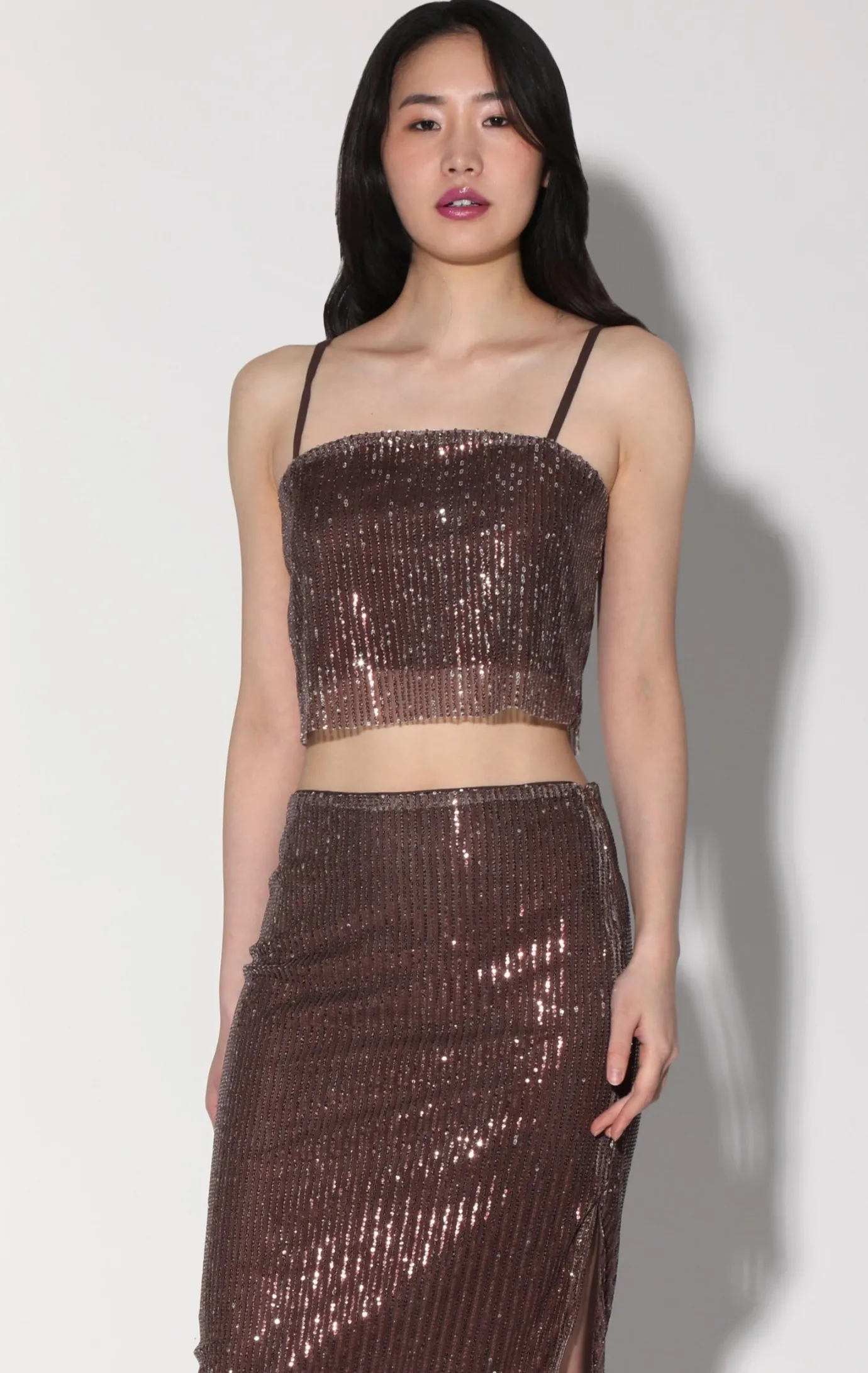 Walter Baker Chellie Top, City Sequin Mink^Women Tops