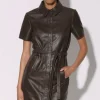 Walter Baker Chloe Dress, Mocha - Leather^Women Leather | Dresses