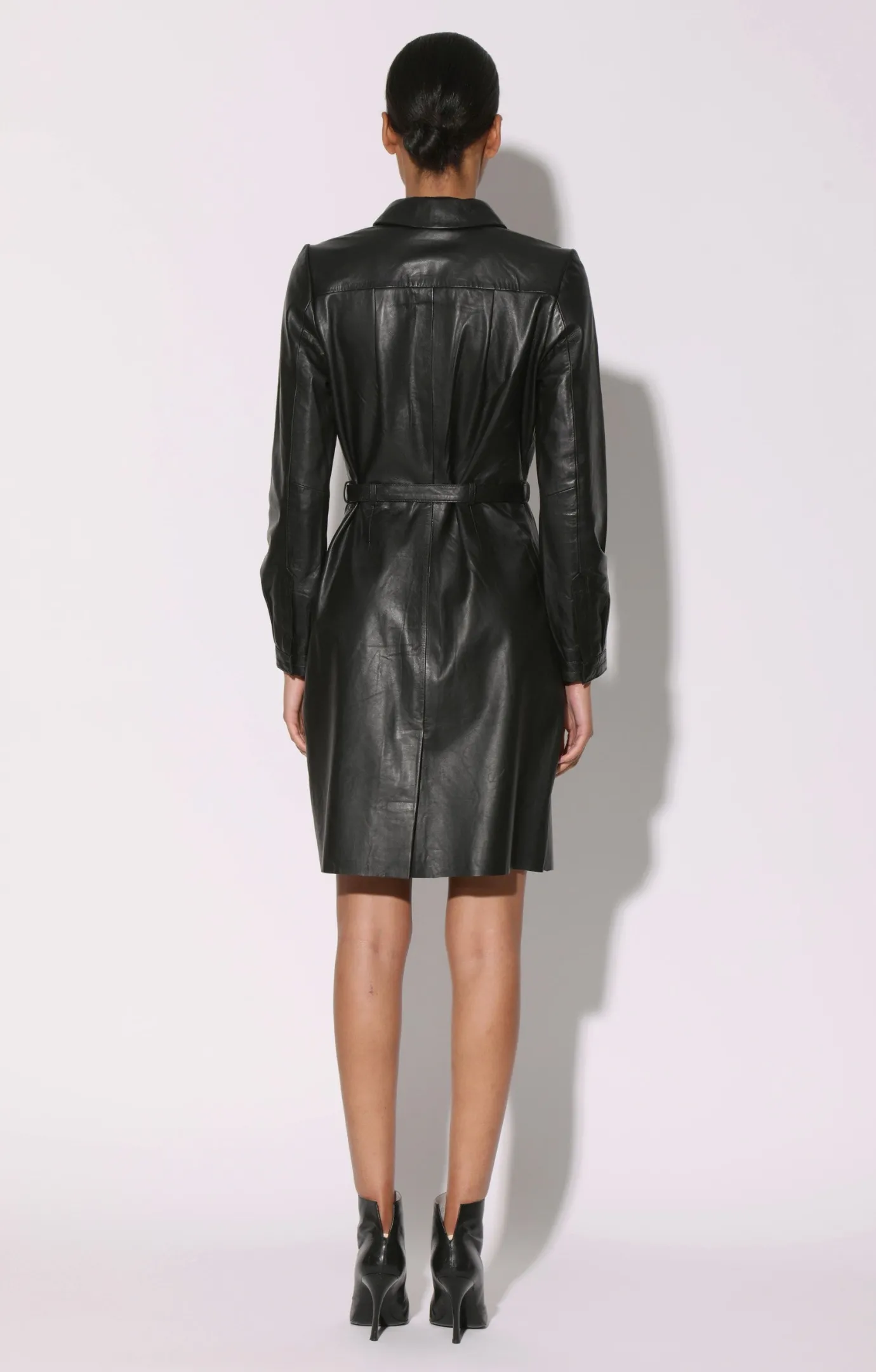 Walter Baker Clara Dress, Black - Leather^Women Leather | Dresses