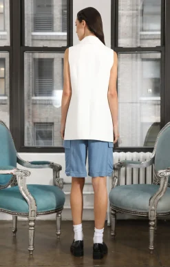 Walter Baker Collin Vest, White^Women Tops