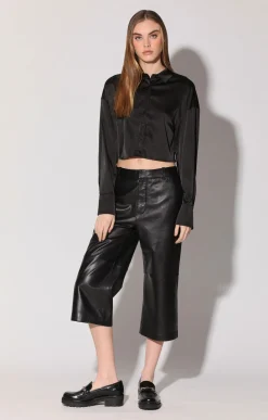 Walter Baker Cooper Pant, Black - Leather^Women Leather | Bottoms