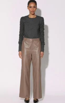 Walter Baker Cyrus Pant, Cedar - Leather^Women Leather | Bottoms