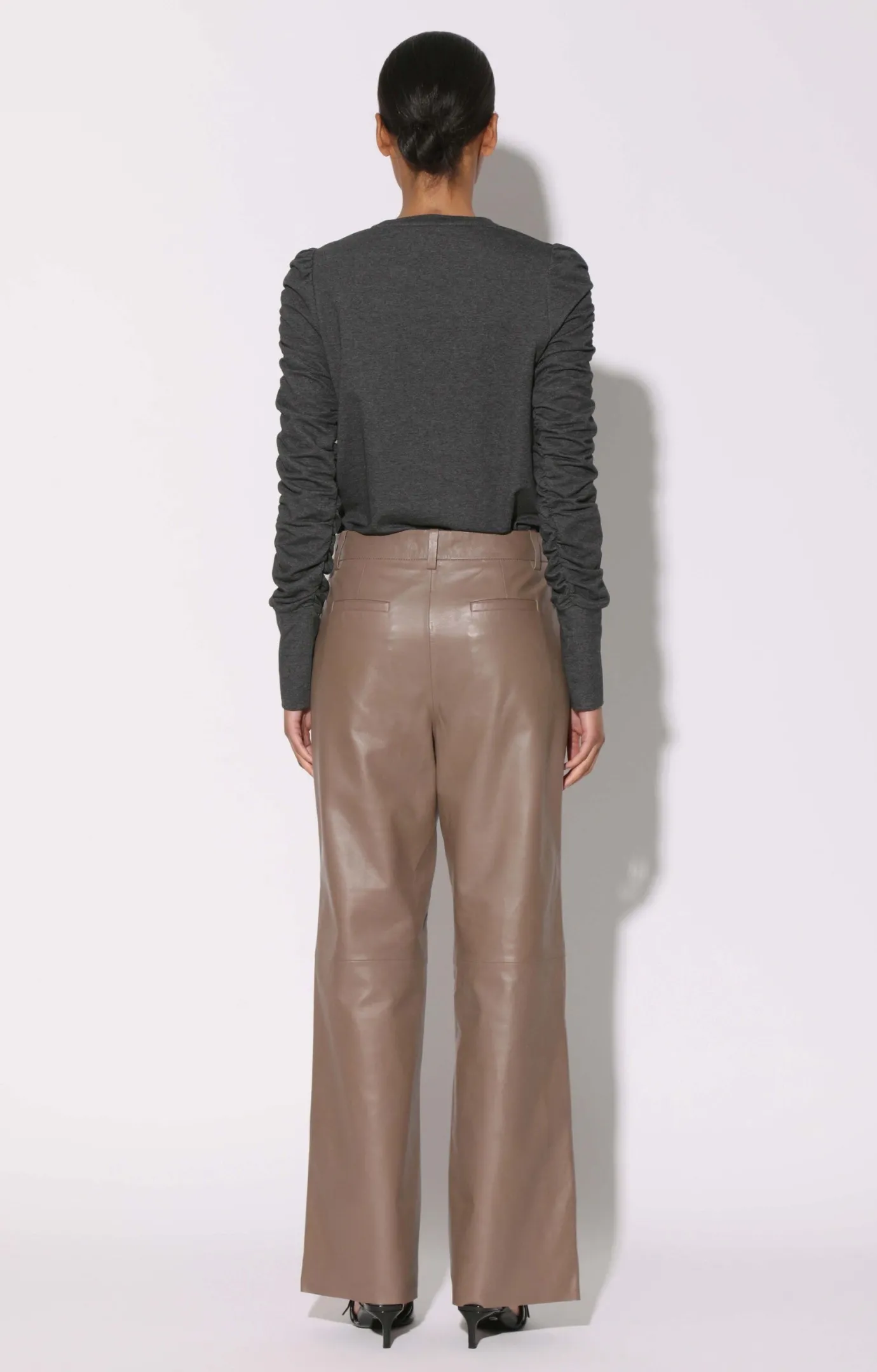 Walter Baker Cyrus Pant, Cedar - Leather^Women Leather | Bottoms
