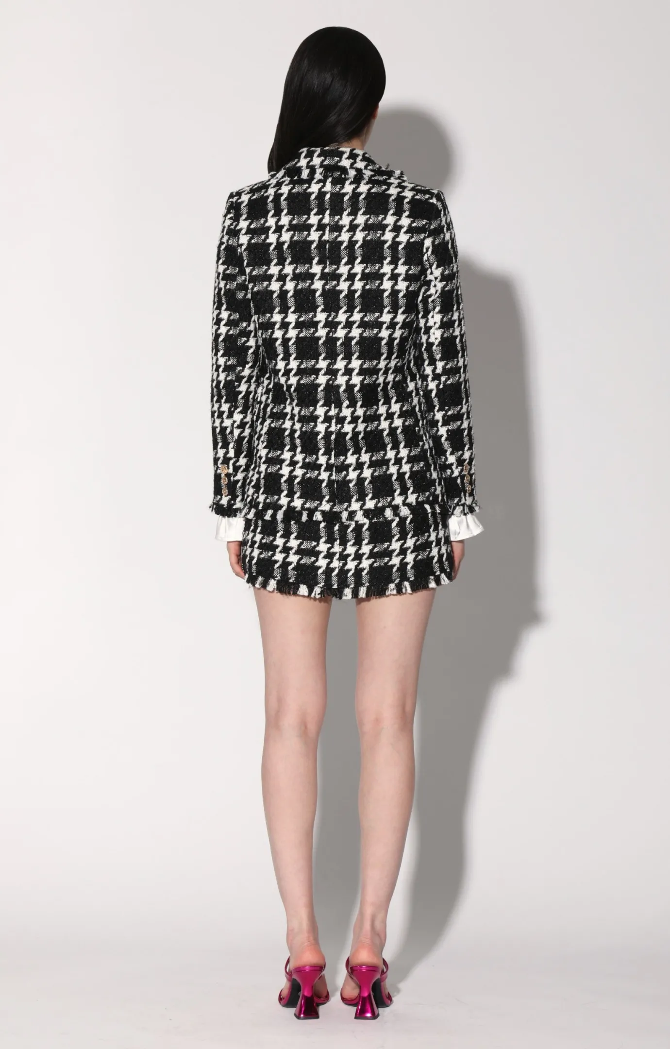 Walter Baker Damon Blazer, Heritage Tweed Black^Women Jackets