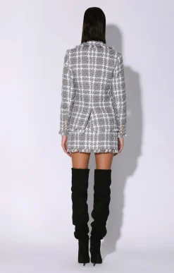 Walter Baker Damon Blazer, Heritage Tweed Grey^Women Jackets