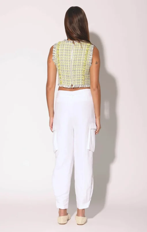 Walter Baker Dara Top, Malibu Yellow Tweed^Women Tops