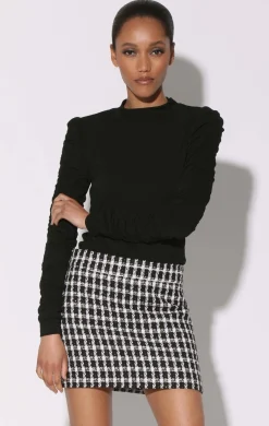 Walter Baker Daria Skirt, Domino Tweed^Women Bottoms