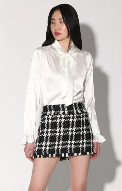 Walter Baker Della Skirt, Heritage Tweed Black^Women Bottoms