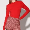 Walter Baker Dora Short, Wine Houndstooth^Women Bottoms