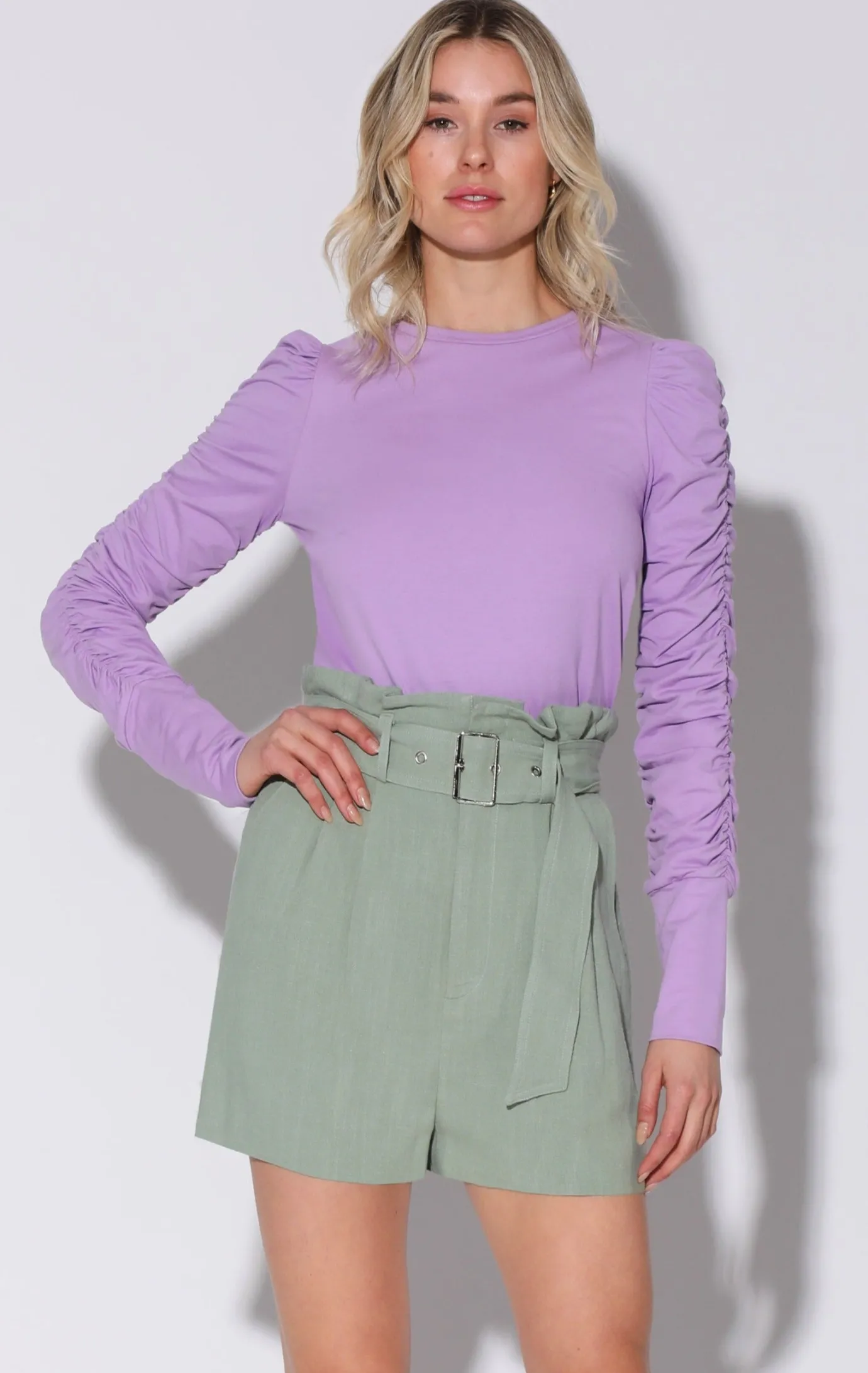 Walter Baker Dot Top, Lavender^Women Tops
