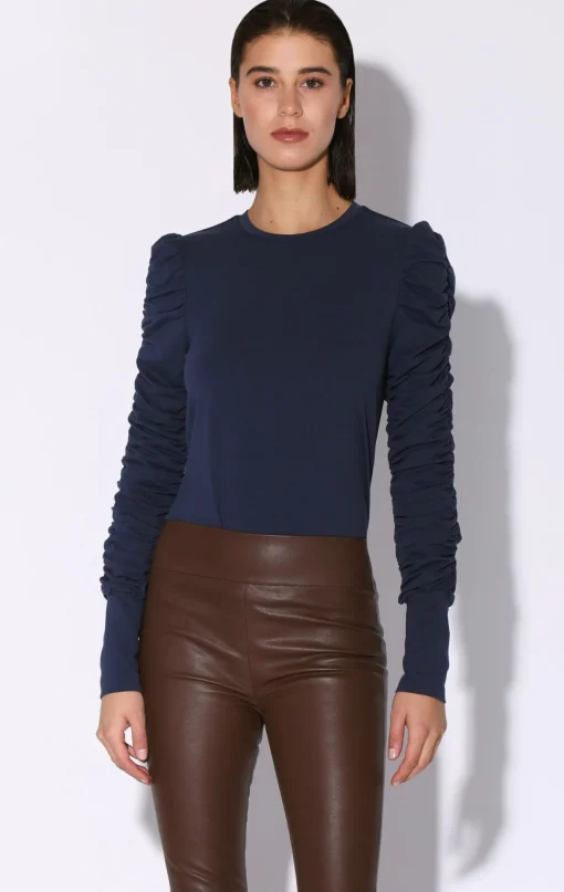 Walter Baker Dot Top, Navy^Women Tops