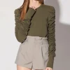 Walter Baker Dot Top, Olive^Women Tops