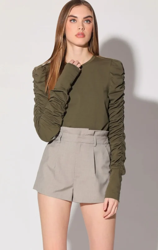 Walter Baker Dot Top, Olive^Women Tops