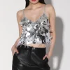 Walter Baker Dynah Top, Silver Starlet Sequin^Women Tops