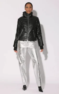 Walter Baker Edwina Jacket, Black - Leather^Women Leather | Jackets