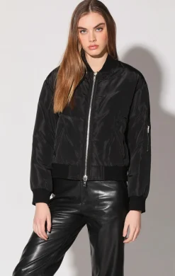 Walter Baker Elias Jacket, Black^Women Leather | Jackets