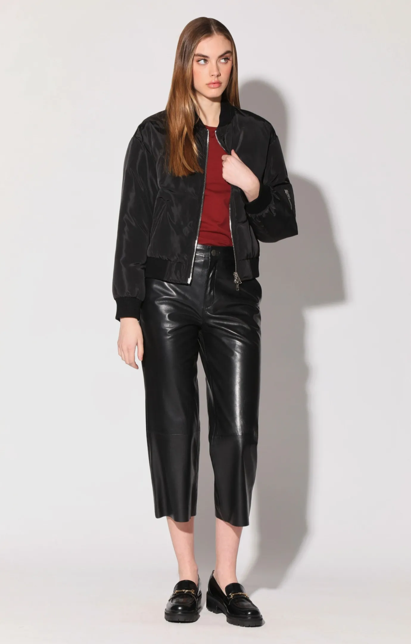 Walter Baker Elias Jacket, Black^Women Leather | Jackets