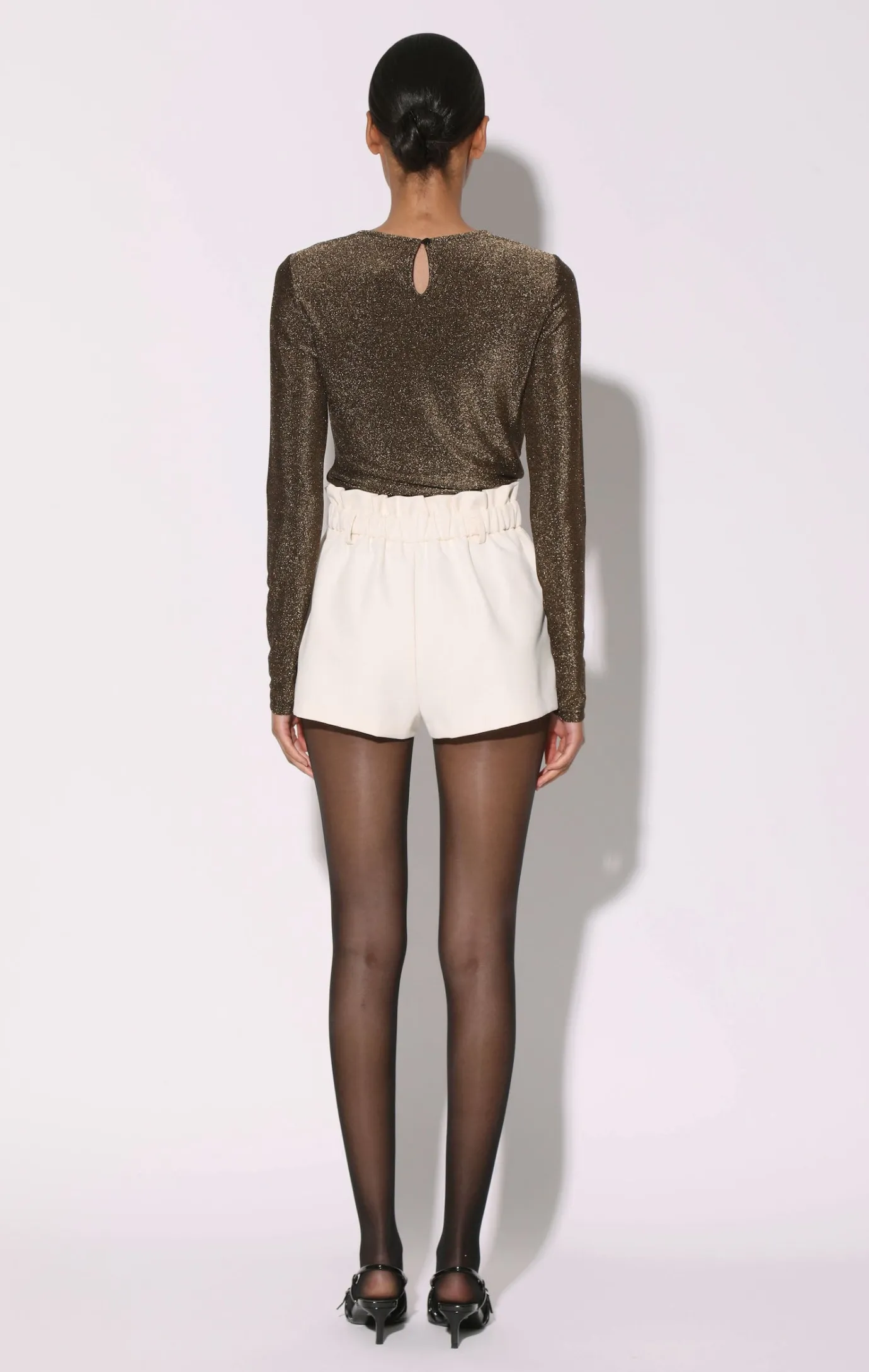 Walter Baker Emily Top, Shimmer Knit Gold^Women Tops