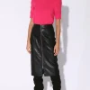 Walter Baker Galette Skirt, Black - Leather^Women Leather | Bottoms
