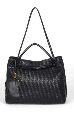 Walter Baker Hazel Large Tote, Black^Women Handbags