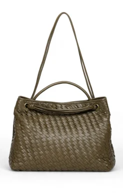 Walter Baker Hazel Large Tote, Dark Olive^Women Handbags