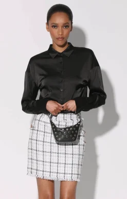 Walter Baker Hendrix Micro Mini, Black^Women Handbags