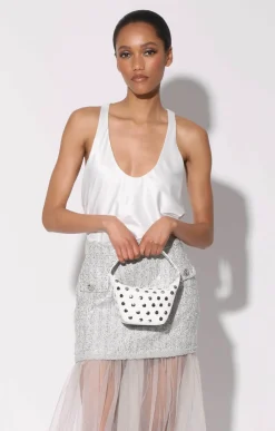 Walter Baker Hendrix Micro Mini, Bright White^Women Handbags
