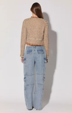 Walter Baker Irene Jacket, Brown Sugar Tweed^Women Jackets