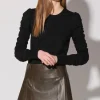 Walter Baker Izzie Skirt, Moss - Leather^Women Leather | Bottoms