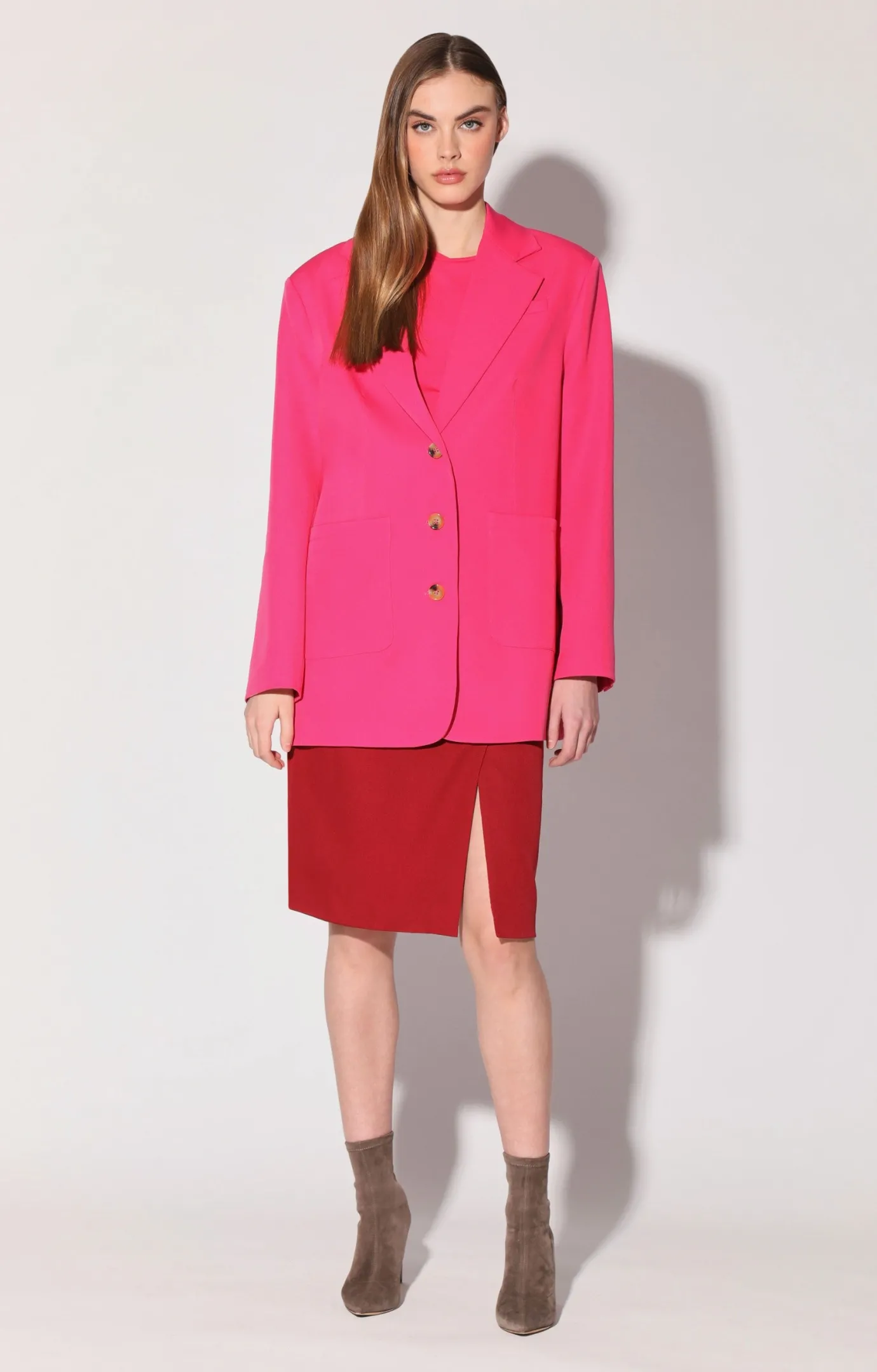 Walter Baker Jagger Blazer, Lipstick^Women Jackets