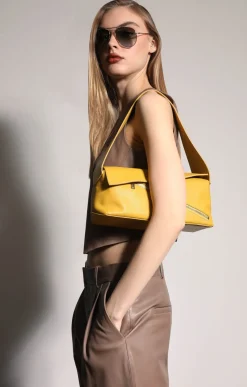 Walter Baker Jagger Shoulder, Mustard^Women Handbags